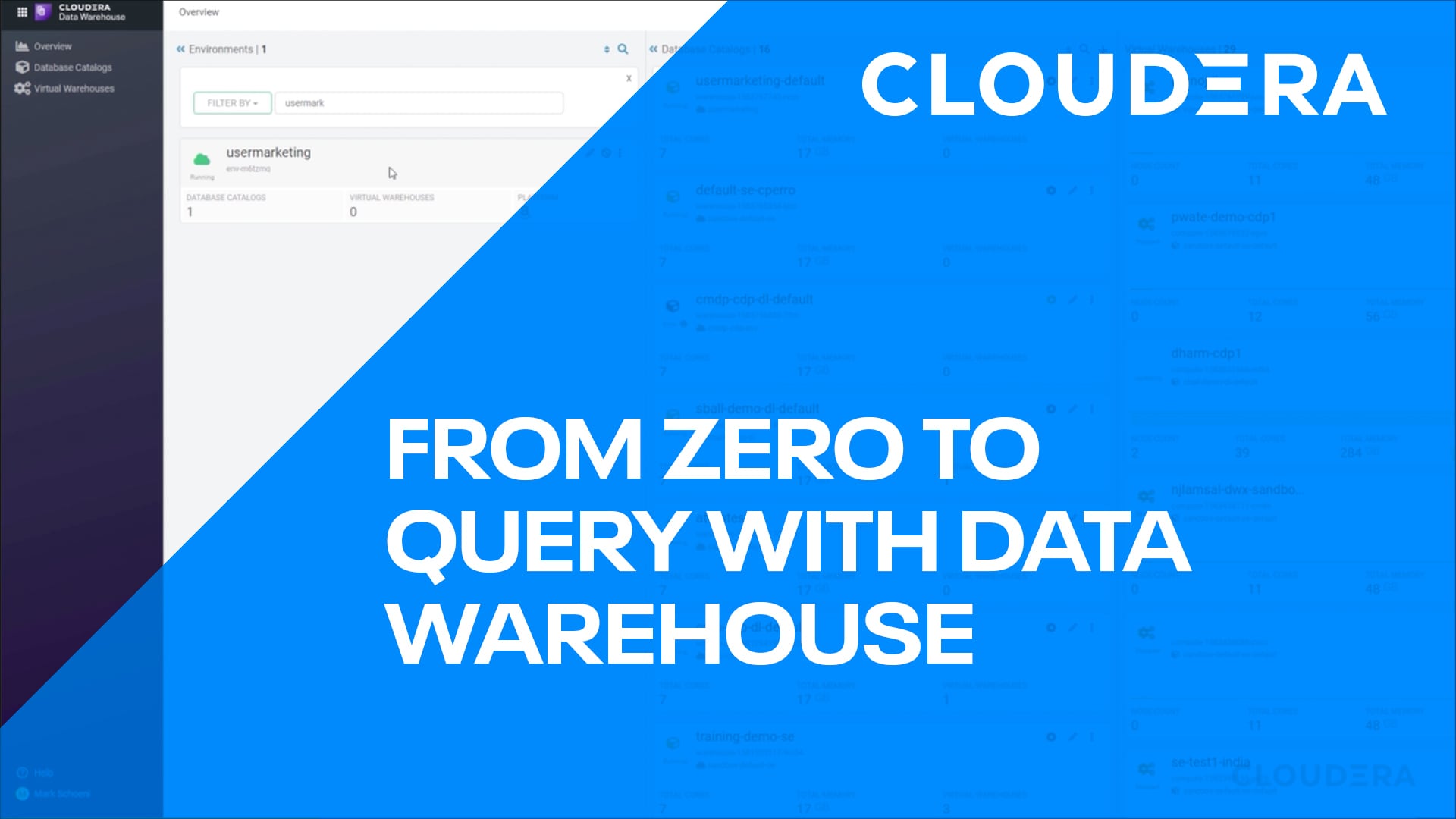 Abfragen in kürzester Zeit – mit dem Cloudera Data Warehouse