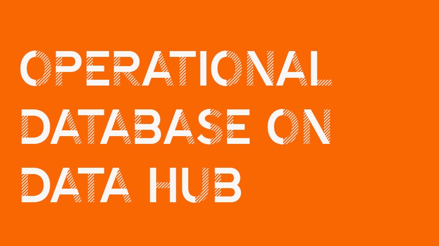 Video zu operativen Datenbanken auf dem Data Hub