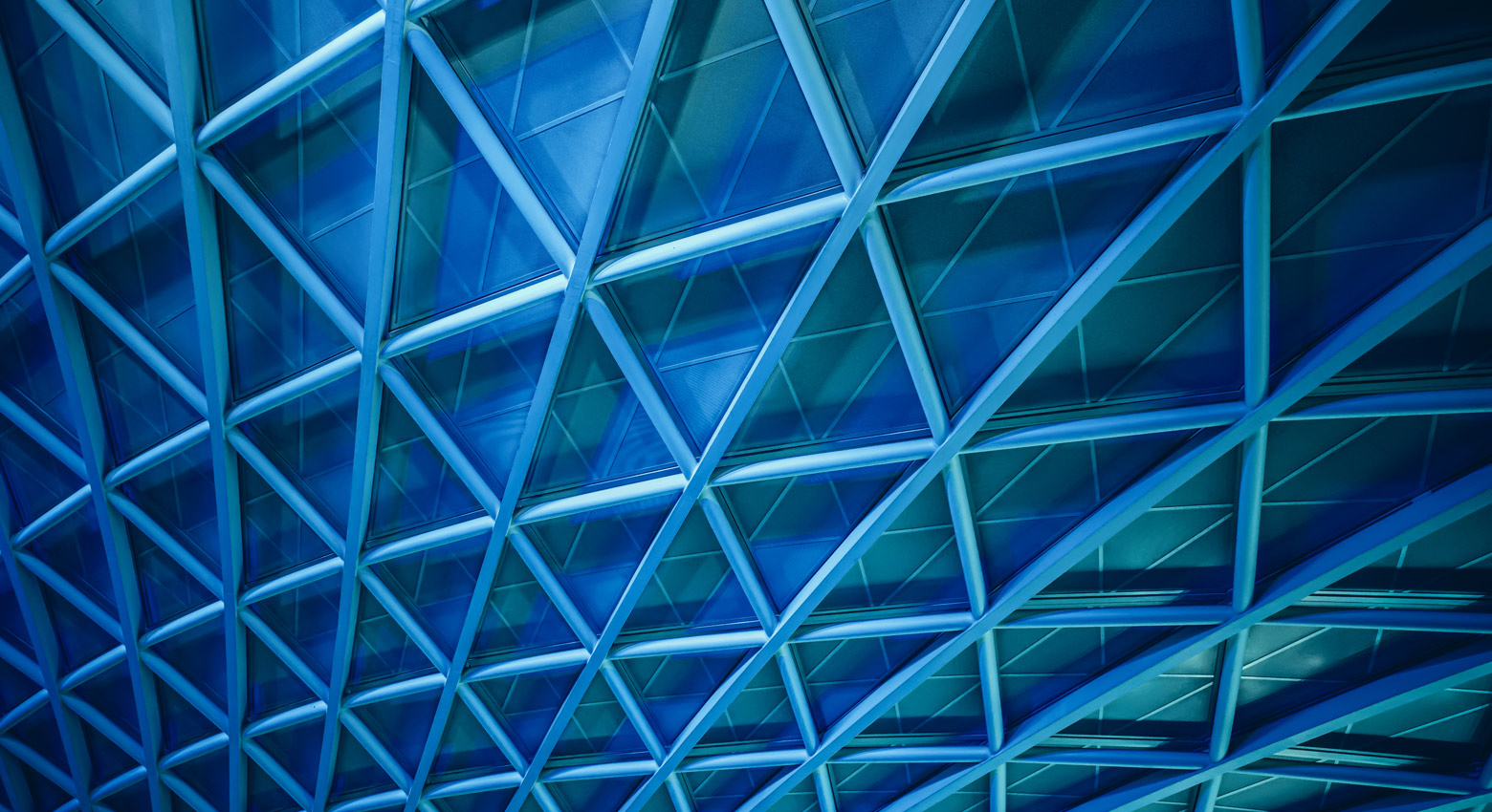 Blaue Strukturlinien