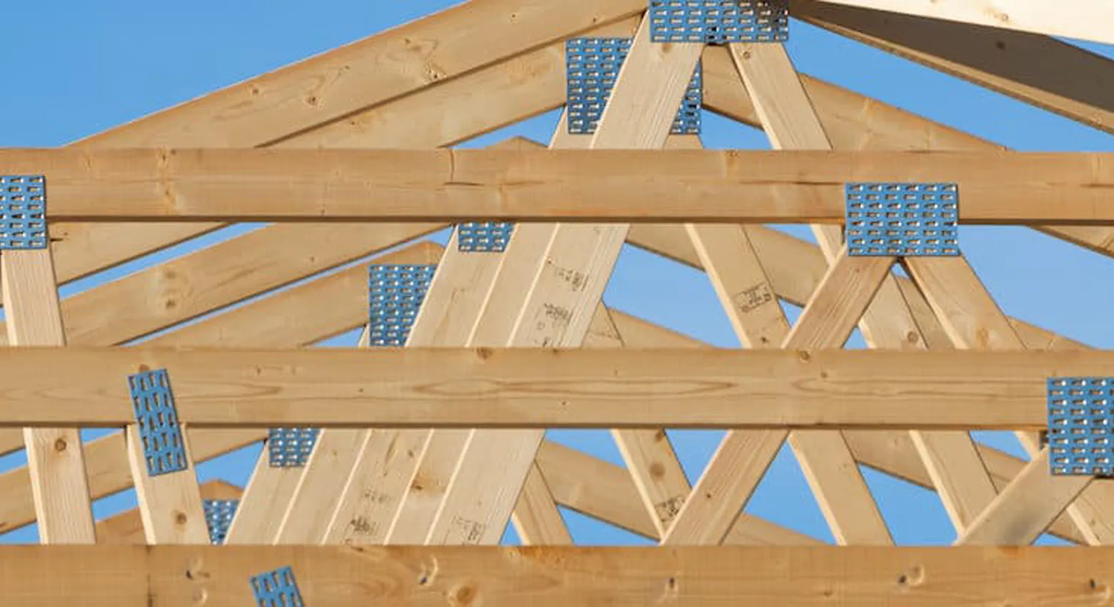 Gebäudekonstruktion aus Holz 