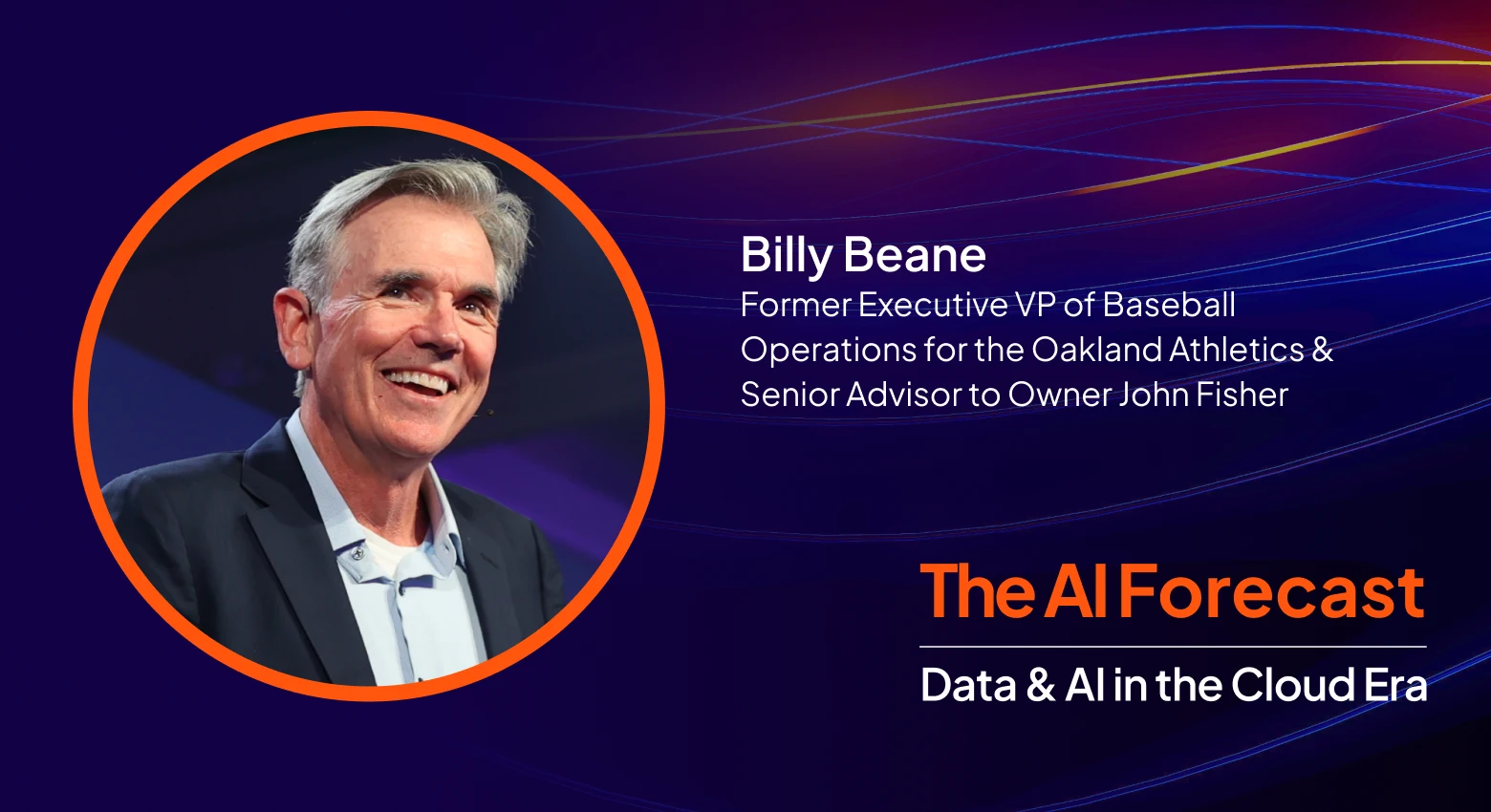 Billy Beane, ehemaliger Executive VP of Baseball Operations der Oakland Athletics und Senior Advisor von Eigentümer John Fisher