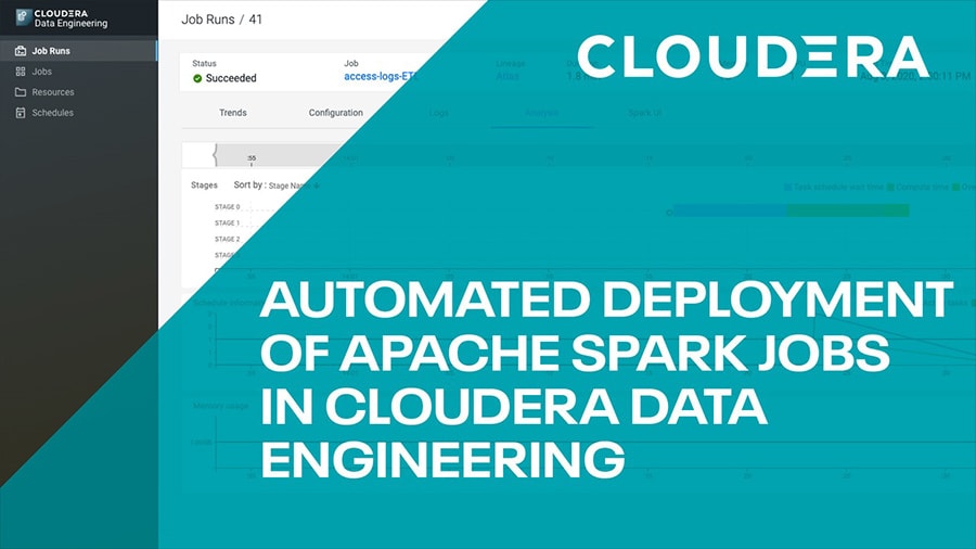 Automatisierte Bereitstellung von Apache-Spark-Aufträgen in Cloudera Data Engineering